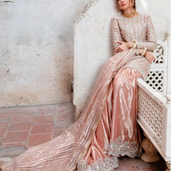 Kanwal Malik “Safa” 3-Piece Stitched Set — Size XS / Brand New - Picture 3 of 11